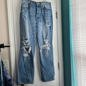 Cello Wide Leg Jeans with rips